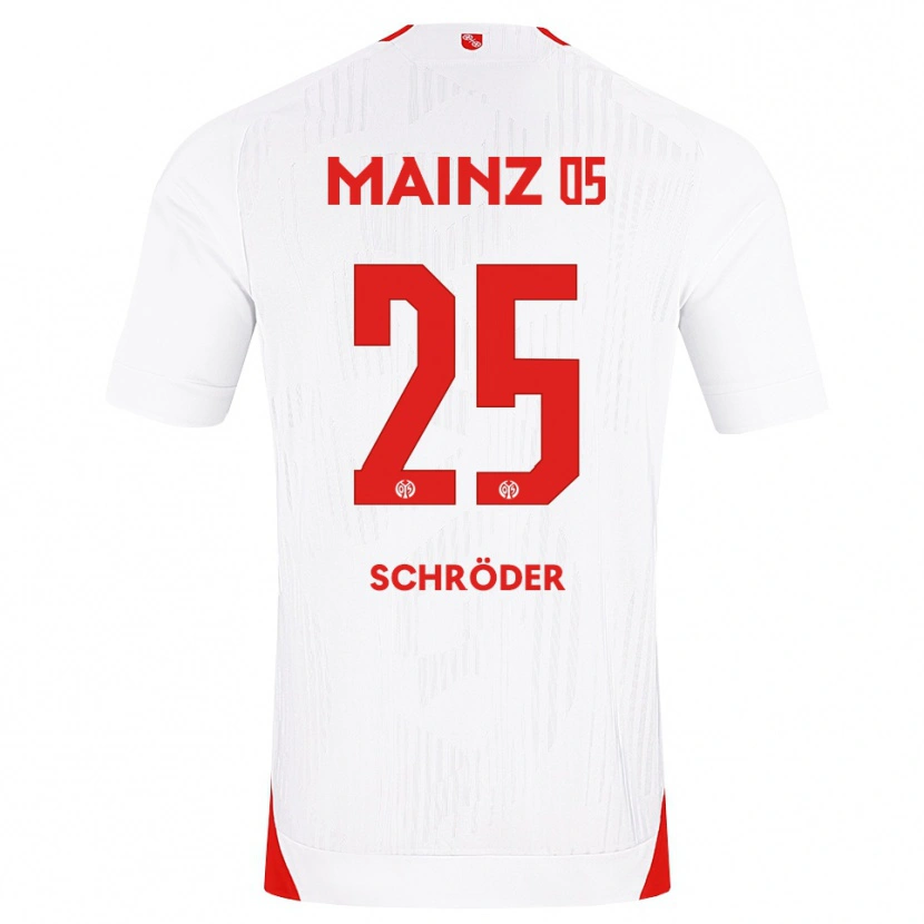 Danxen Mujer Camiseta Maxim Schröder #25 Blanco Rojo Amarillo 2ª Equipación 2026/27 La Camisa México