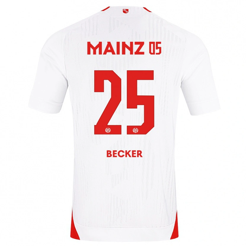 Danxen Mujer Camiseta Kathrin Becker #25 Blanco Rojo Amarillo 2ª Equipación 2026/27 La Camisa México
