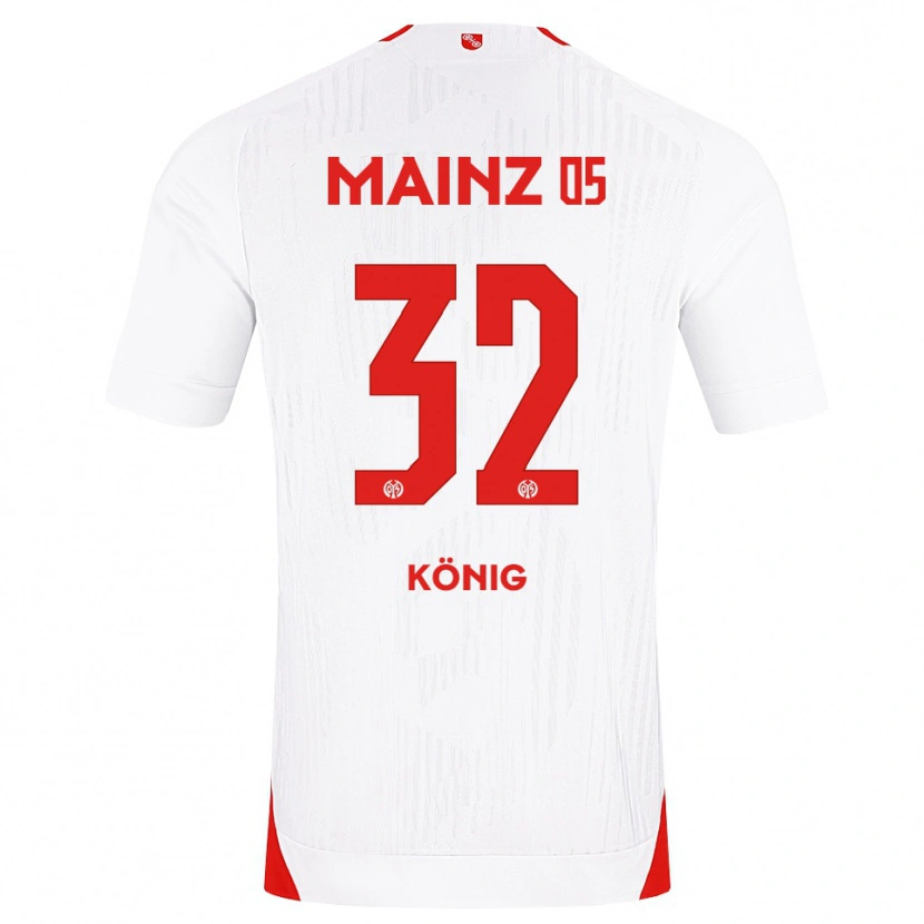 Danxen Mujer Camiseta Raúl König #32 Blanco Rojo Amarillo 2ª Equipación 2026/27 La Camisa México