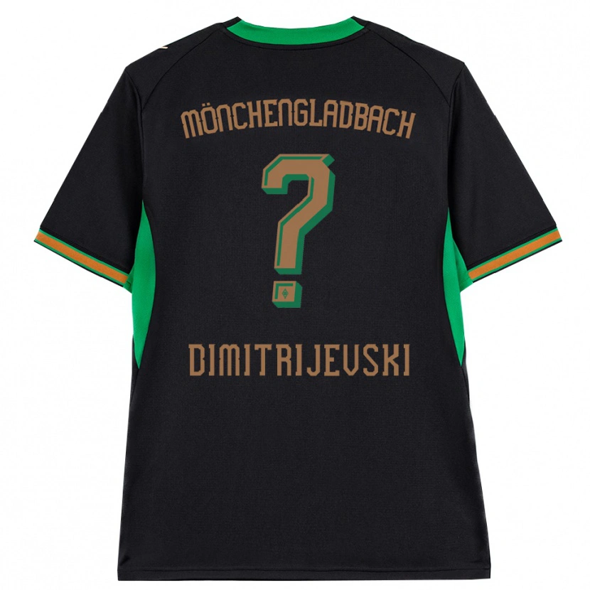 Danxen Mujer Camiseta Maximilian Dimitrijevski #0 Negro Naranja Verde Marrón 2ª Equipación 2026/27 La Camisa México