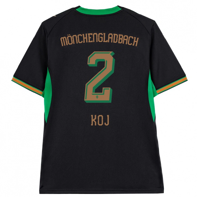Danxen Mujer Camiseta Julia Koj #2 Negro Naranja Verde Marrón 2ª Equipación 2026/27 La Camisa México