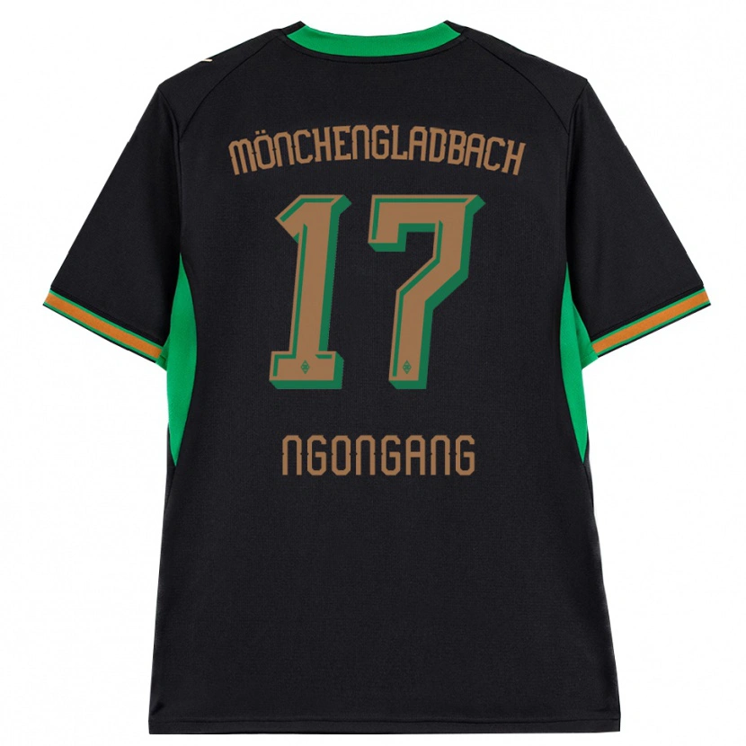 Danxen Mujer Camiseta Johann Ngongang #17 Negro Naranja Verde Marrón 2ª Equipación 2026/27 La Camisa México
