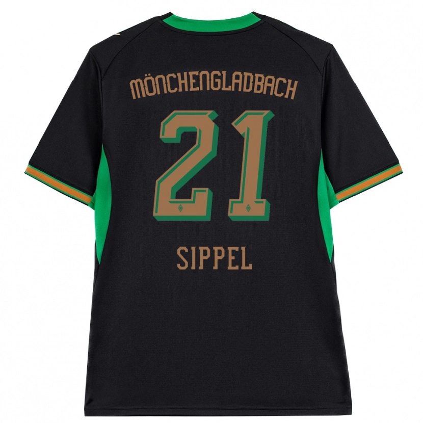 Danxen Mujer Camiseta Tobias Sippel #21 Negro Naranja Verde Marrón 2ª Equipación 2026/27 La Camisa México