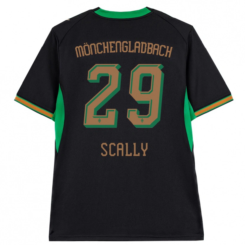 Danxen Mujer Camiseta Joe Scally #29 Negro Naranja Verde Marrón 2ª Equipación 2026/27 La Camisa México
