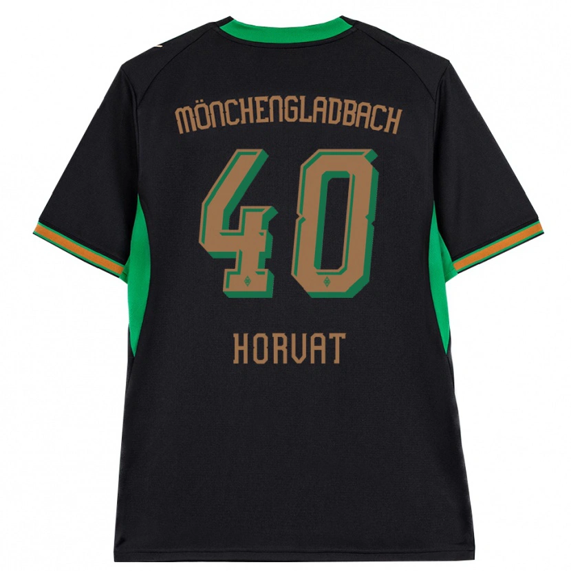 Danxen Mujer Camiseta Niko Horvat #40 Negro Naranja Verde Marrón 2ª Equipación 2026/27 La Camisa México