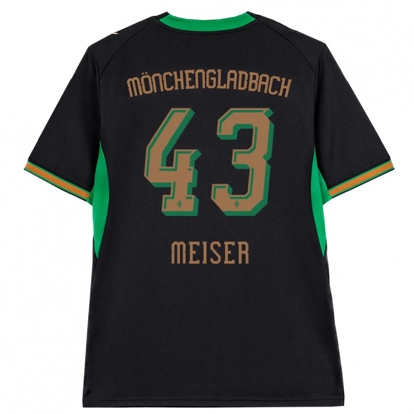 Danxen Mujer Camiseta Tyler Meiser #43 Negro Naranja Verde Marrón 2ª Equipación 2026/27 La Camisa México