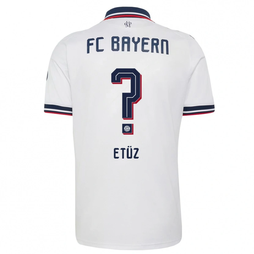 Danxen Mujer Camiseta Atakan Etüz #0 Gris Blanco Rojo 2ª Equipación 2026/27 La Camisa México