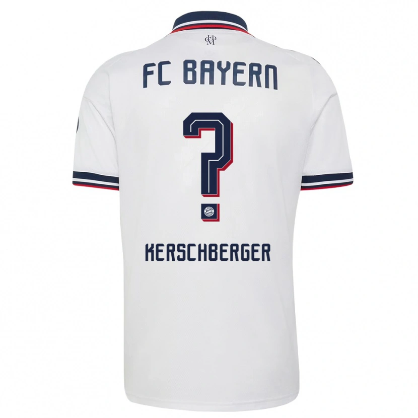 Danxen Mujer Camiseta Paul Kerschberger #0 Gris Blanco Rojo 2ª Equipación 2026/27 La Camisa México