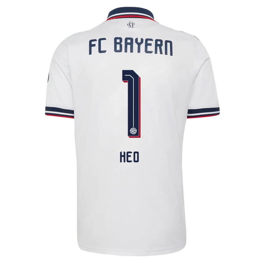 Danxen Mujer Camiseta Jae-Won Heo #1 Gris Blanco Rojo 2ª Equipación 2026/27 La Camisa México