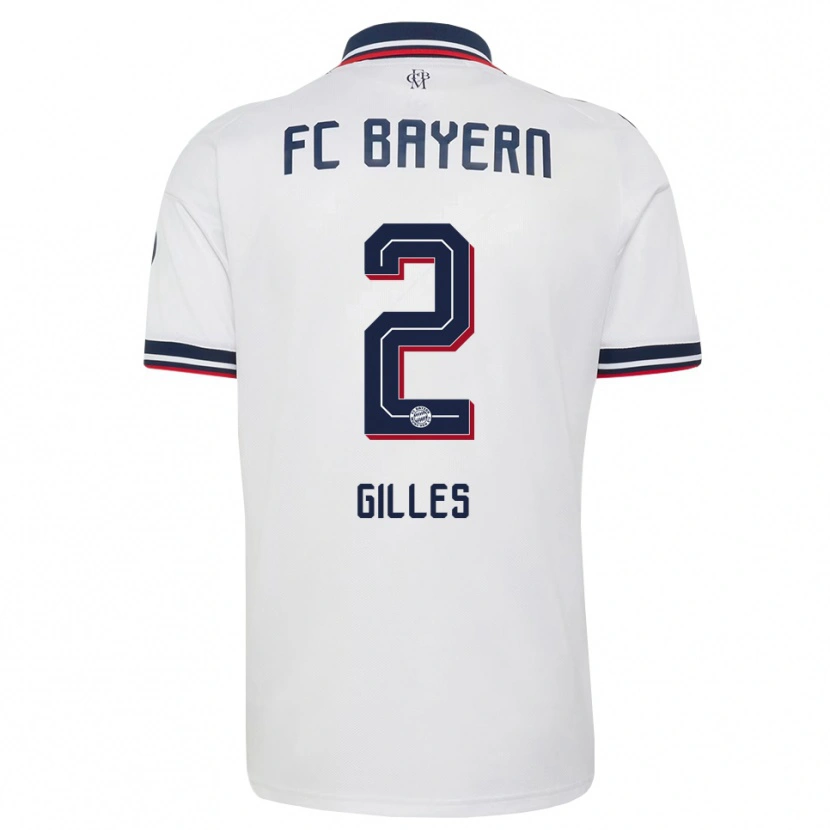 Danxen Mujer Camiseta Vanessa Gilles #2 Gris Blanco Rojo 2ª Equipación 2026/27 La Camisa México