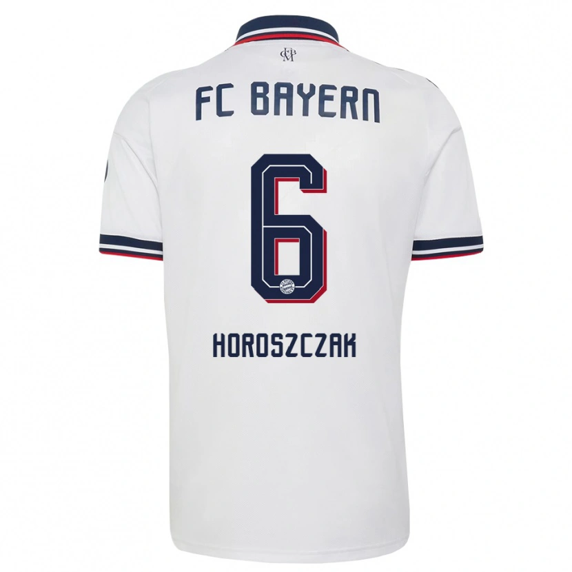 Danxen Mujer Camiseta Kuba Horoszczak #6 Gris Blanco Rojo 2ª Equipación 2026/27 La Camisa México