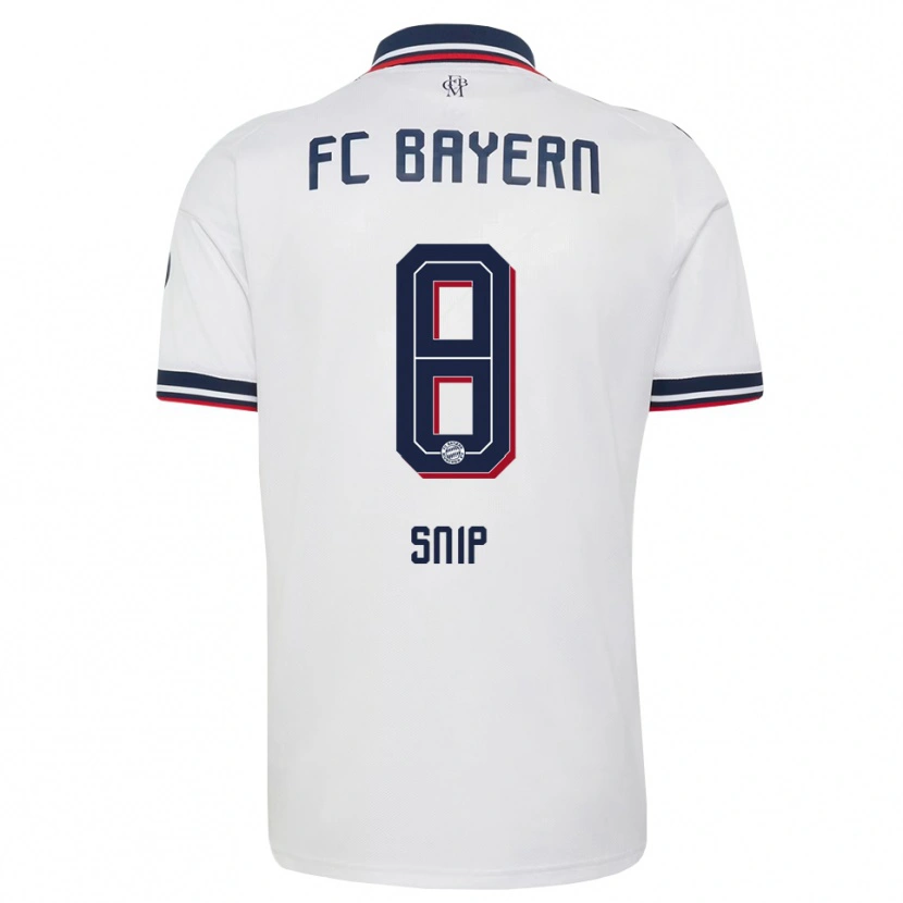Danxen Mujer Camiseta Roy Snip #8 Gris Blanco Rojo 2ª Equipación 2026/27 La Camisa México