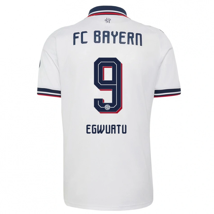 Danxen Mujer Camiseta Frank Egwuatu #9 Gris Blanco Rojo 2ª Equipación 2026/27 La Camisa México