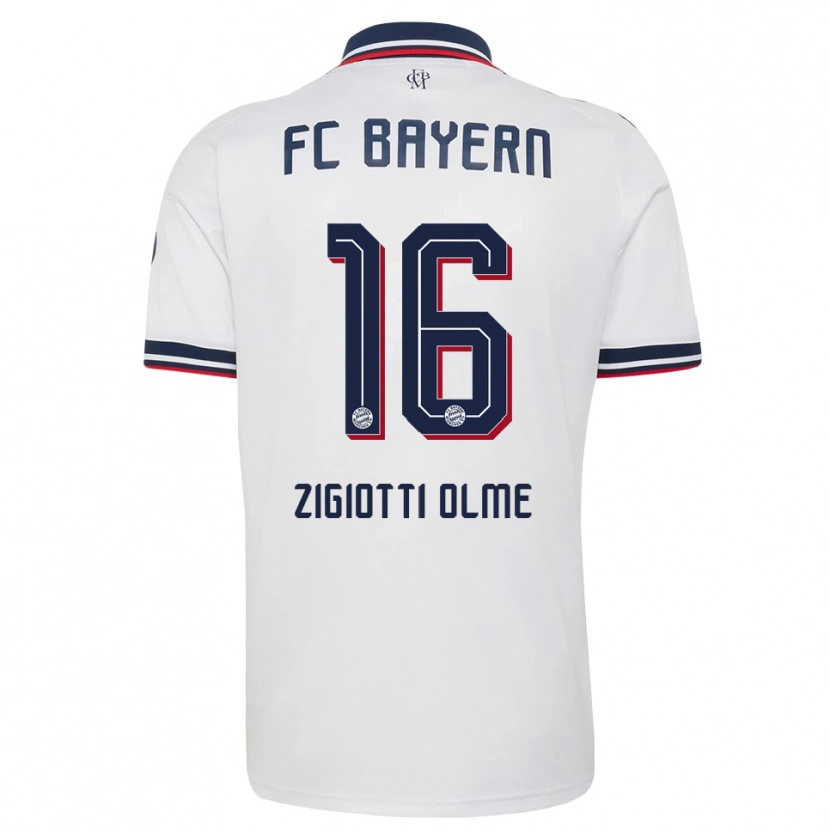Danxen Mujer Camiseta Julia Zigiotti Olme #16 Gris Blanco Rojo 2ª Equipación 2026/27 La Camisa México