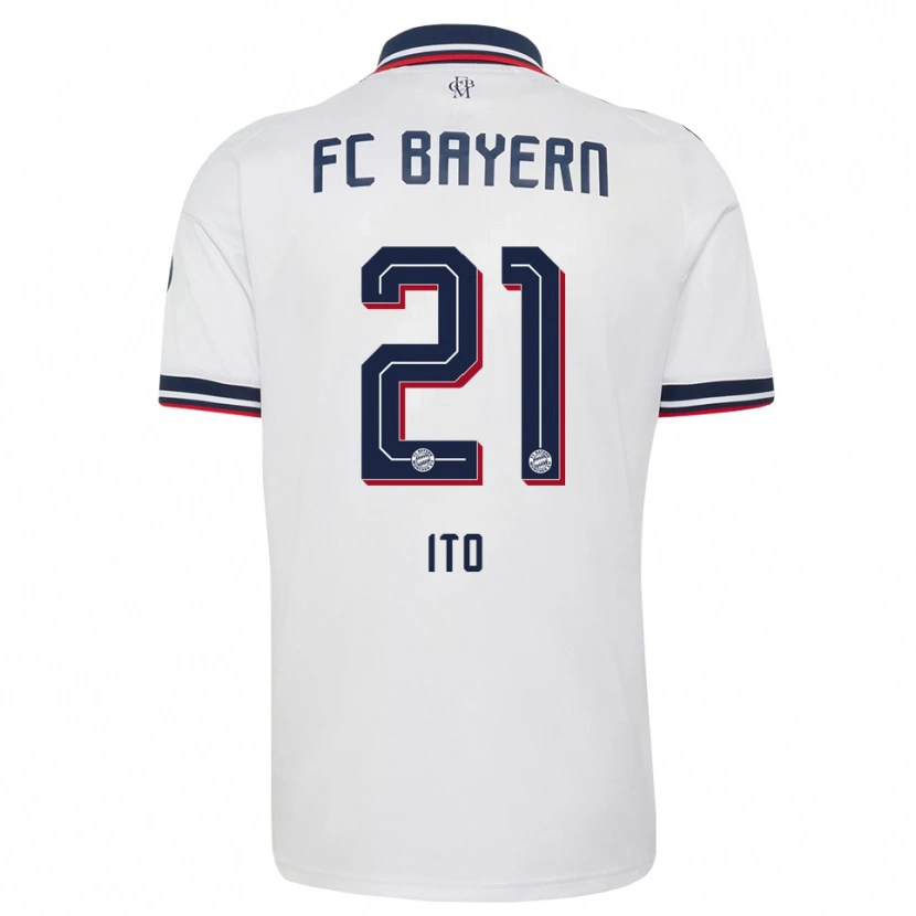 Danxen Mujer Camiseta Hiroki Ito #21 Gris Blanco Rojo 2ª Equipación 2026/27 La Camisa México