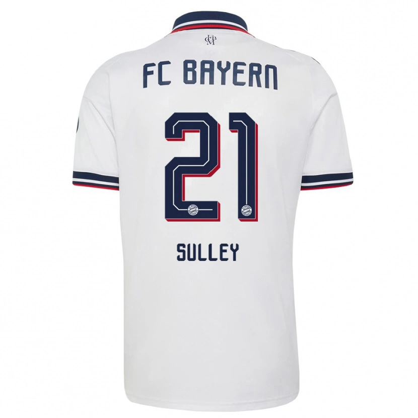 Danxen Mujer Camiseta Williams Baffour Sulley #21 Gris Blanco Rojo 2ª Equipación 2026/27 La Camisa México