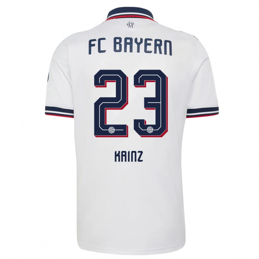 Danxen Mujer Camiseta Manuel Kainz #23 Gris Blanco Rojo 2ª Equipación 2026/27 La Camisa México