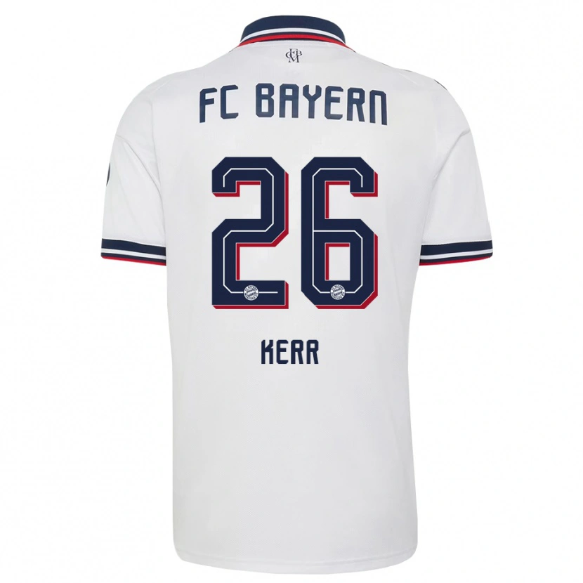 Danxen Mujer Camiseta Samantha Kerr #26 Gris Blanco Rojo 2ª Equipación 2026/27 La Camisa México