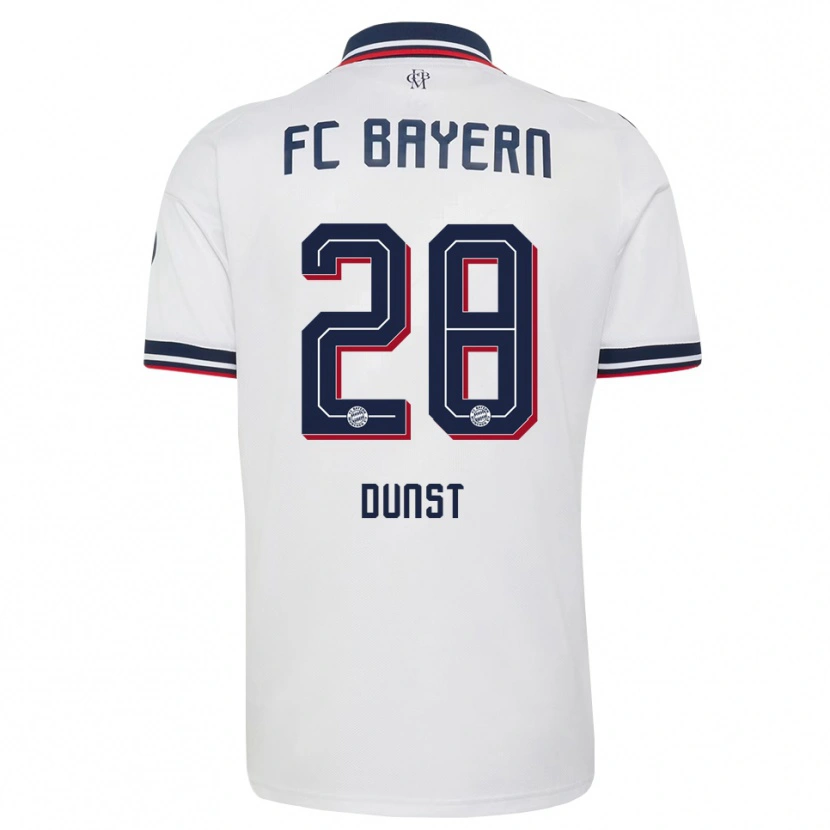 Danxen Mujer Camiseta Barbara Dunst #28 Gris Blanco Rojo 2ª Equipación 2026/27 La Camisa México