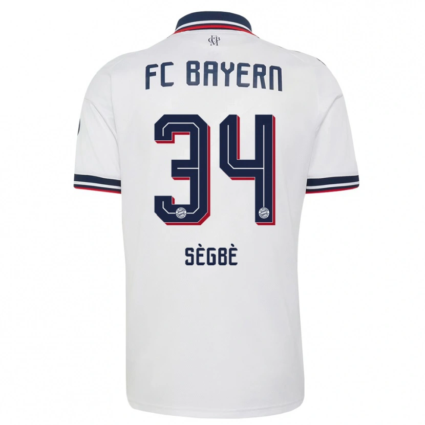 Danxen Mujer Camiseta Désiré Sègbè #34 Gris Blanco Rojo 2ª Equipación 2026/27 La Camisa México