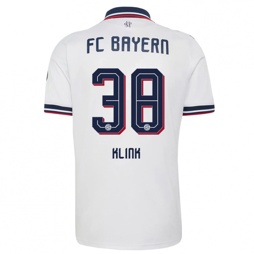 Danxen Mujer Camiseta Anna Klink #38 Gris Blanco Rojo 2ª Equipación 2026/27 La Camisa México
