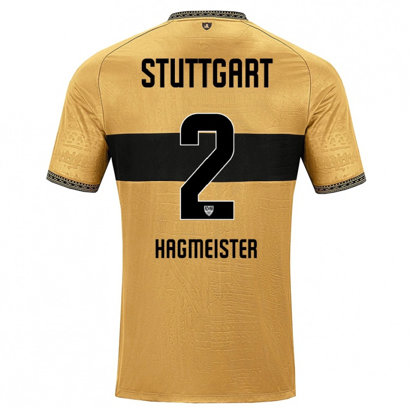 Danxen Mujer Camiseta Tom Hagmeister #2 Blanco Negro Marrón 2ª Equipación 2026/27 La Camisa México