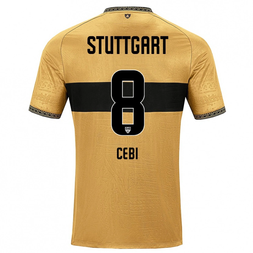 Danxen Mujer Camiseta Ata Cebi #8 Blanco Negro Marrón 2ª Equipación 2026/27 La Camisa México