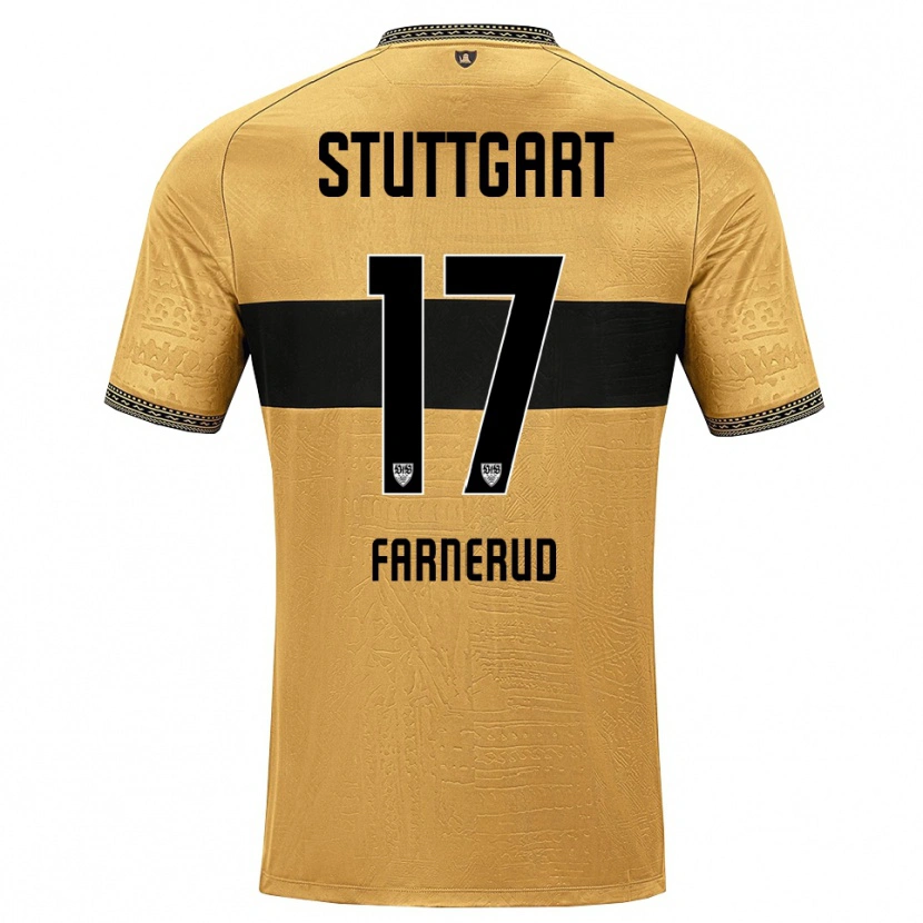 Danxen Mujer Camiseta Colin Farnerud #17 Blanco Negro Marrón 2ª Equipación 2026/27 La Camisa México