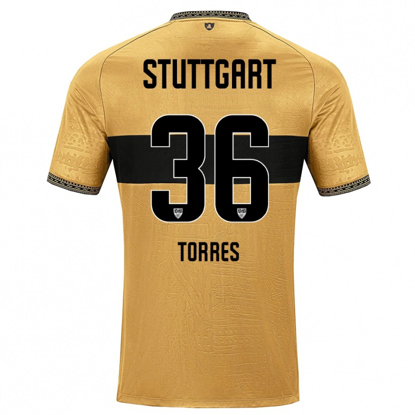 Danxen Mujer Camiseta Yohann Torres #36 Blanco Negro Marrón 2ª Equipación 2026/27 La Camisa México