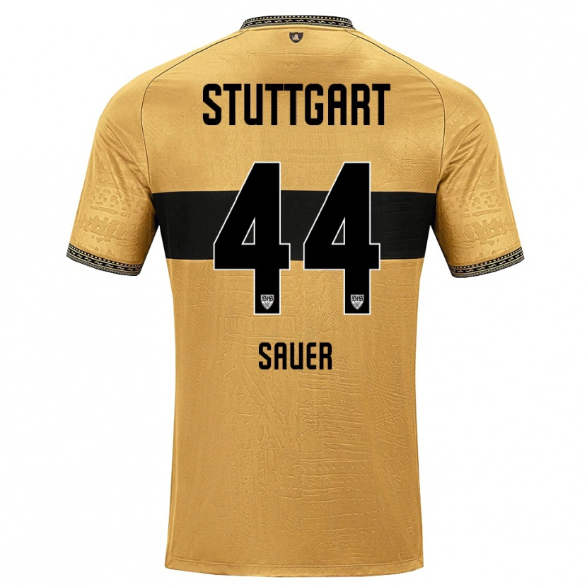 Danxen Mujer Camiseta Leo Sauer #44 Blanco Negro Marrón 2ª Equipación 2026/27 La Camisa México