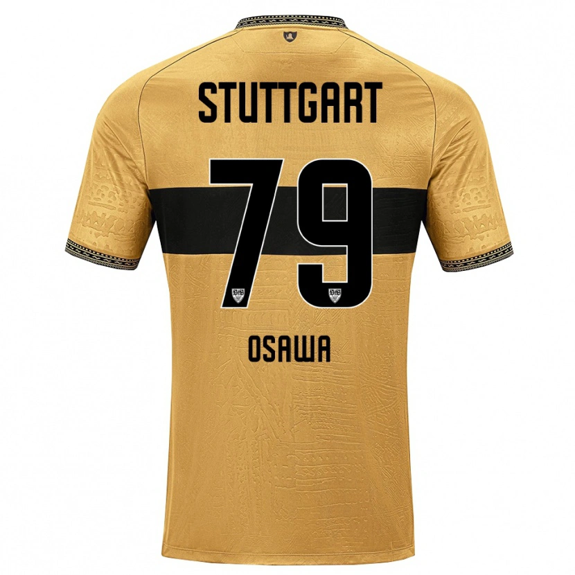 Danxen Mujer Camiseta Haruka Ōsawa #79 Blanco Negro Marrón 2ª Equipación 2026/27 La Camisa México