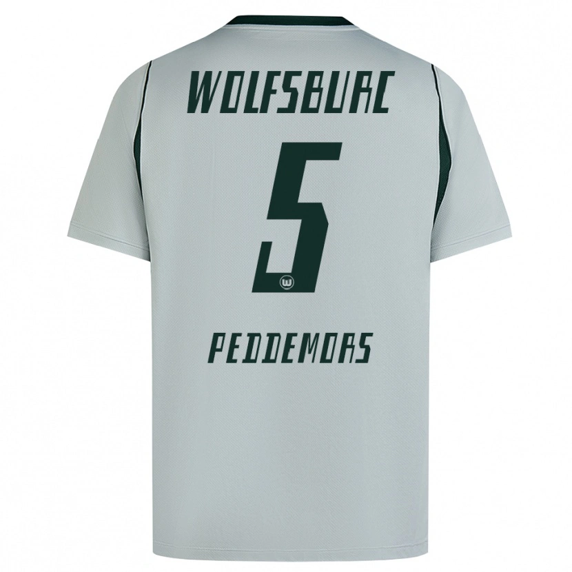 Danxen Mujer Camiseta Ella Peddemors #5 Verde Gris 2ª Equipación 2026/27 La Camisa México