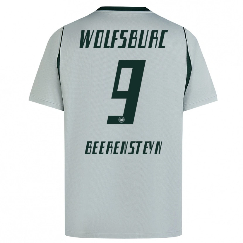 Danxen Mujer Camiseta Lineth Beerensteyn #9 Verde Gris 2ª Equipación 2026/27 La Camisa México