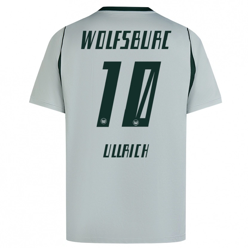 Danxen Mujer Camiseta Pepe Ullrich #10 Verde Gris 2ª Equipación 2026/27 La Camisa México