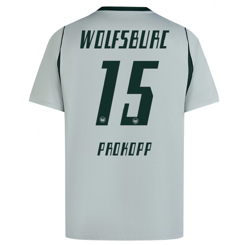 Danxen Mujer Camiseta Oskar Prokopp #15 Verde Gris 2ª Equipación 2026/27 La Camisa México
