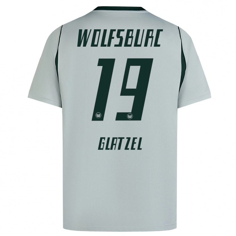 Danxen Mujer Camiseta Robert Glatzel #19 Verde Gris 2ª Equipación 2026/27 La Camisa México