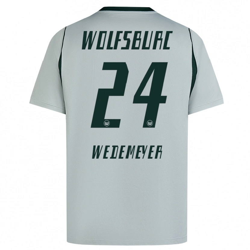 Danxen Mujer Camiseta Joelle Wedemeyer #24 Verde Gris 2ª Equipación 2026/27 La Camisa México