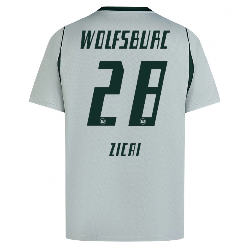 Danxen Mujer Camiseta Cora Zicai #28 Verde Gris 2ª Equipación 2026/27 La Camisa México
