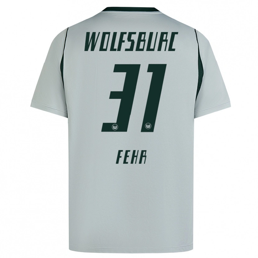 Danxen Mujer Camiseta Henrik Fehr #31 Verde Gris 2ª Equipación 2026/27 La Camisa México