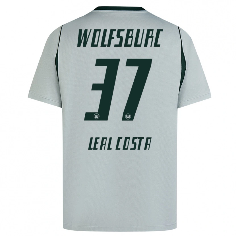 Danxen Mujer Camiseta David Leal Costa #37 Verde Gris 2ª Equipación 2026/27 La Camisa México
