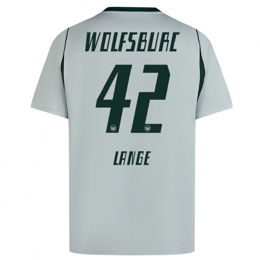 Danxen Mujer Camiseta Felix Lange #42 Verde Gris 2ª Equipación 2026/27 La Camisa México