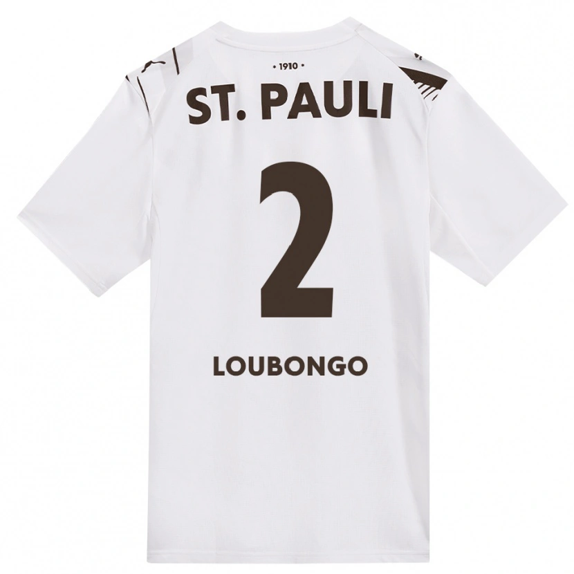 Danxen Mujer Camiseta Midou Loubongo #2 Café Blanco Rojo 2ª Equipación 2026/27 La Camisa México