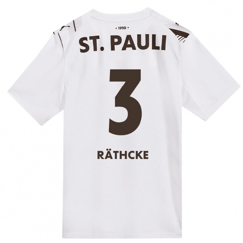 Danxen Mujer Camiseta Ole Räthcke #3 Café Blanco Rojo 2ª Equipación 2026/27 La Camisa México