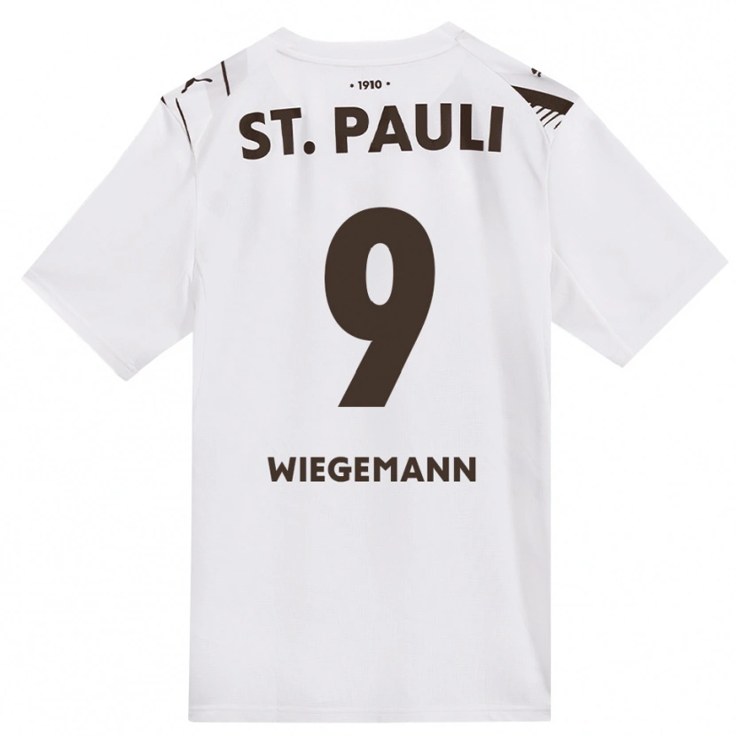 Danxen Mujer Camiseta Mats Wiegemann #9 Café Blanco Rojo 2ª Equipación 2026/27 La Camisa México