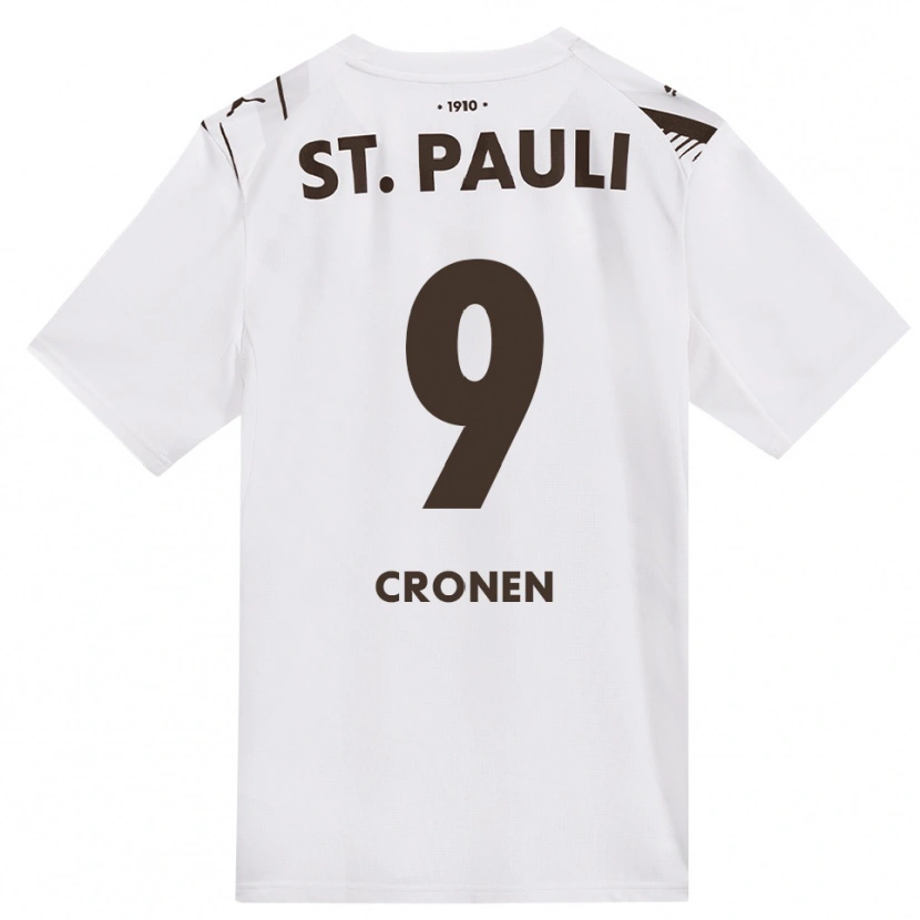 Danxen Mujer Camiseta Florian Cronen #9 Café Blanco Rojo 2ª Equipación 2026/27 La Camisa México