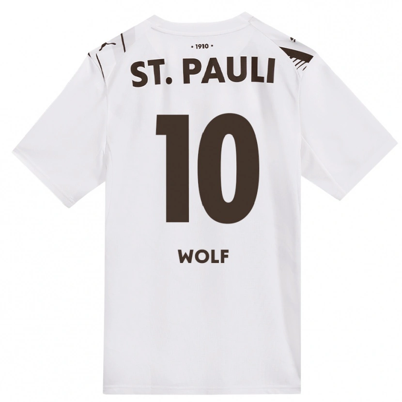 Danxen Mujer Camiseta Raphael Wolf #10 Café Blanco Rojo 2ª Equipación 2026/27 La Camisa México