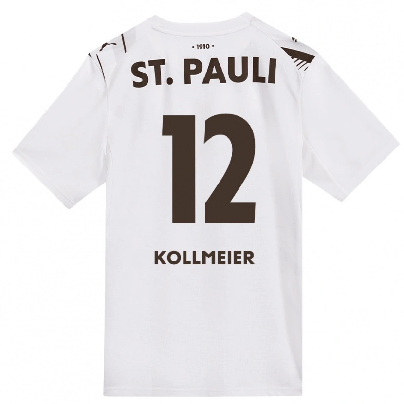 Danxen Mujer Camiseta Anton Kollmeier #12 Café Blanco Rojo 2ª Equipación 2026/27 La Camisa México