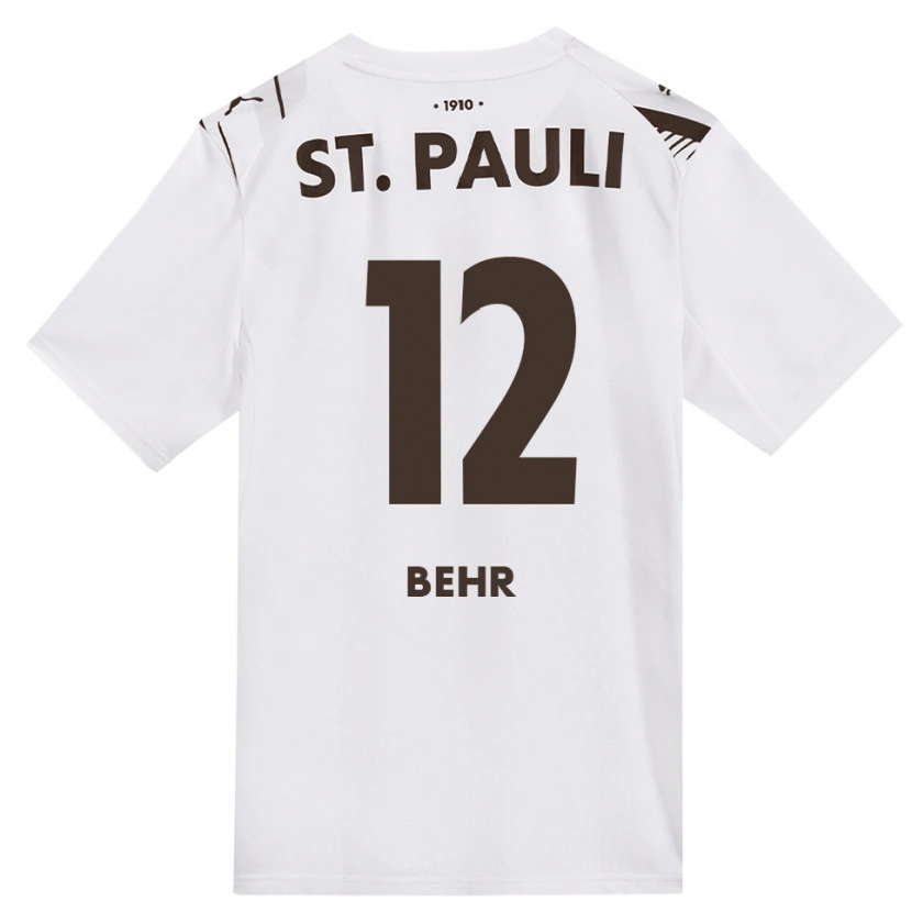 Danxen Mujer Camiseta Juri Behr #12 Café Blanco Rojo 2ª Equipación 2026/27 La Camisa México