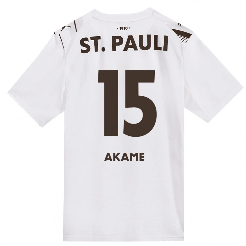 Danxen Mujer Camiseta Kenzy-Baudry Akame #15 Café Blanco Rojo 2ª Equipación 2026/27 La Camisa México