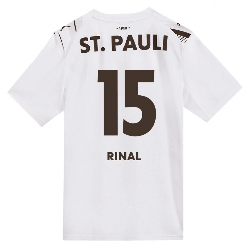 Danxen Mujer Camiseta Selcuk Rinal #15 Café Blanco Rojo 2ª Equipación 2026/27 La Camisa México